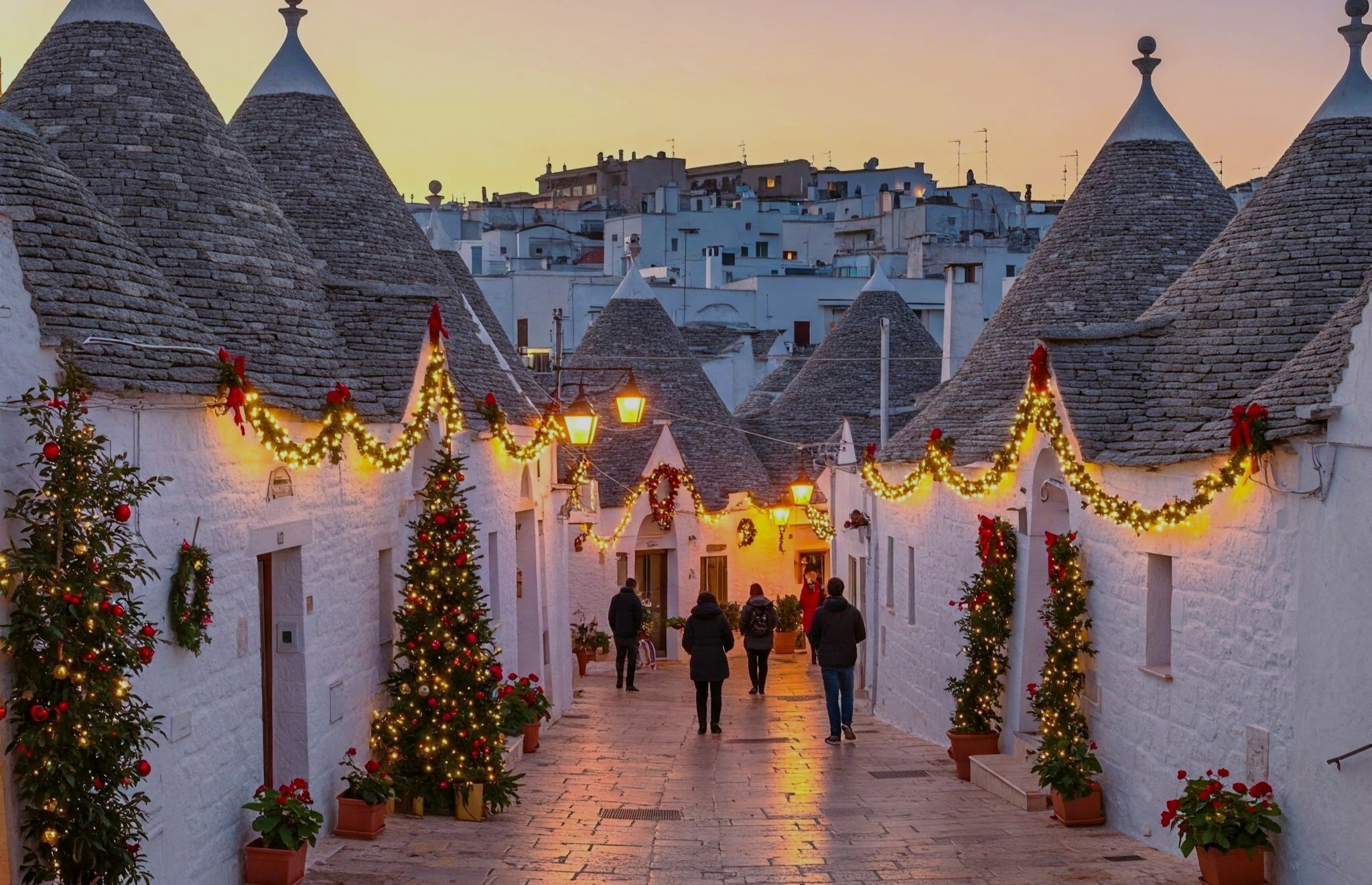 Cycling Among Living Nativity Scenes and Christmas Markets